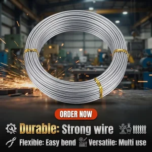 0.2mm-3mm Diameter 304 316 Stainless Steel Gauge Stainless Steel Wire 410 430 Stainless Steel Wire