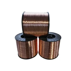 0.6mm 0.67mm 0.68mm 0.7mm MS Copper Coated Welding Wires for Coil Nails Making Machine