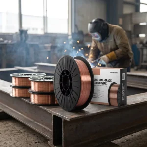 0.8MM 1.0MM ER70S G Low Alloy Steel Copper Coated MIG Welding Wire