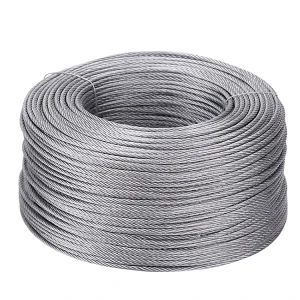 0.8mm to 12mm Steel Wire Rope All Types 1*7 1*19 7*7 7*19 Hot Dipped Galvanized and Stainless Steel with Accessories