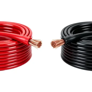 1/0 2/0 3/0 4/0 AWG Solid Copper Conductor Silicone Rubber Insulated Heating Welding Cable with Copper Shield IP68 Rated 500C