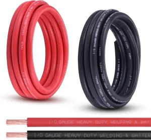 1/0 Gauge 1/0 AWG Welding Battery Cable DC Wire Solar Cable Power Electrical Automotive Solar Generator