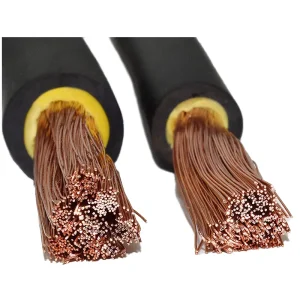 10mm 16mm 35mm 50mm 70mm Copper Cable Rubber 2/0 1/0 Gauge Welding Wire for Construction Car Battery Cables Black Color