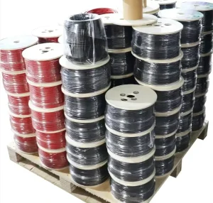 16mm 25mm Flexible Welding Copper Cable PVC 600V Black Oil Resistant Stranded Battery Power Cables