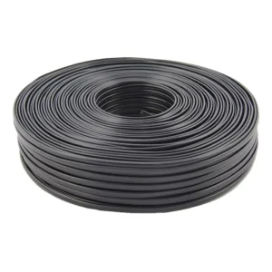 18 2 22 2 Gauge One Pair 2×0.8mm PE Insulation Copper Overhead Outdoor Twin Parallel Telephone Drop Wire