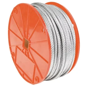 1960MPa 2160MPa 8.3 8.6mm Copper Coated DIN Steel Wire Rope for Manufacturing Welding Cutting Bending Suspended Scaffolds