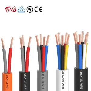 2 3 4 5 Core Flexible Copper Wire PVC Insulated Multi-core Flexible Cables 6mm 24mm for Construction