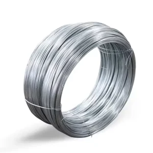 20 22 Gauge Hot Dipped Galvanized High Carbon Steel Flat Wire 7×7 1.6mm 2mm 4mm 6mm Cold Drawn in Coil Welding Bending