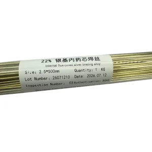 22% 25% 30% 35% 40% BAG 25 BAG 20 Flux Cored Silver Brazing Rod Self Flux Silver Welding Wire For Copper Steel Brass Soldering