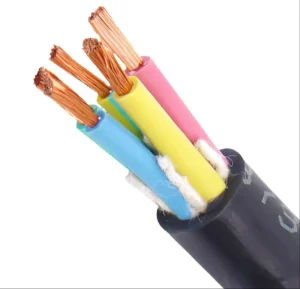 220V Rated Copper Rubber Stranded Welding Cable Electrical Wires