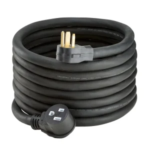 25FT Heavy Duty Industrial Welder Extension Cord 50Amp SOOW Power Cords Extension Cords for EV RV