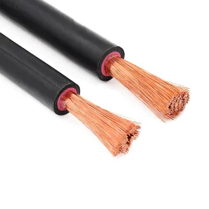 25mm2 50mm2 75mm2 95mm2 150mm2 YH/YHF/H01N2-D Flexible Soft Rubber Welding Cable Hot Resistance Oil Resistance Battery Cable