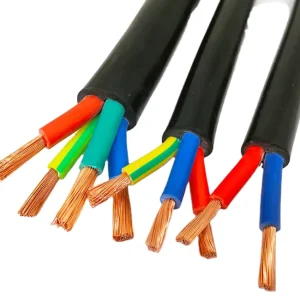 300/500V IEC 53 YZ IEC 57 YZW Ordinary Duty Flexible Rubber Cable 0.75mm2 1mm2 1.5mm2 2.5mm2 Multicore Rubber Cable