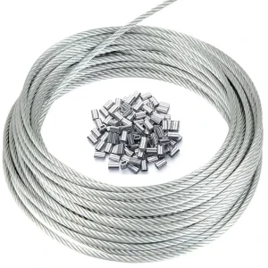 304 7×7 1.5mm 2mm 3mm 4mm 5mm Stainless Steel Wire Rope