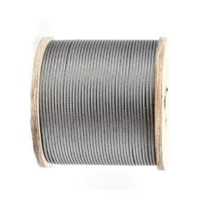 304 Stainless Steel Wire Rope 304 6X12+7PP 3.5mm Stainless Steel Wire Rope 8mm 7×19 Stainless Steel Cable