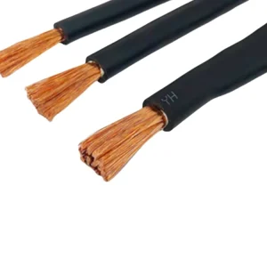 35-100mm2 Double Insulated Rubber Sheathed Flexible Copper Conductor Black Battery Welding Cable Industrial Power Cord 450/750V