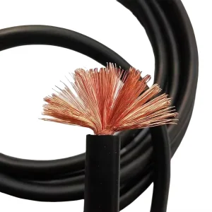 35mm 50mm 70mm Stranded Copper Conductor Welding Cable with Rubber Sheath Custom Length for Machinery Power Connection