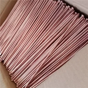 3mm X 200mm Steel Copper Coated Flanged Head Stud Welding Panel Pins Industrial Grade Smooth Shank for Attaching Insulation