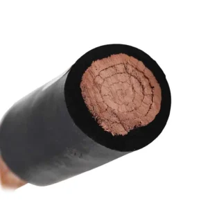 4/0 3/0 2/0 1/0 1 2 4 6 AWG 1/0 Gauge 600v Rubber Welding Battery Pure Copper Flexible Welding Ground Cable