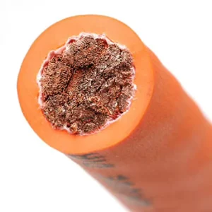 450 750V Flexible Copper Conductor Silicone Rubber Jacketed welding cable