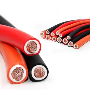 4AWG 2AWG 1AWG 0AWG 25mm 35mm2 50mm 70mm 95mm2 Rubber Insulation Flexible Copper Power Welding Cable for Welding Machine