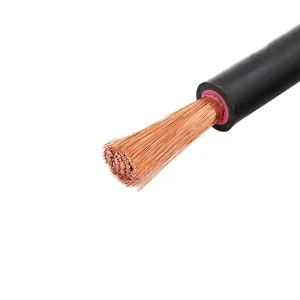 50mm2 70mm2 120mm2 185mm2 Rubber Sheath Welding Cable Double Insulated Flexible Copper Welding Machine Cable