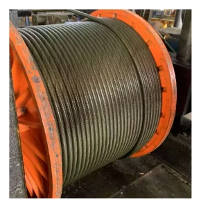 6*19S+FC High Carbon Steel Galvanized Steel Wire Rope for Hoist Crane for Mining Steel Cables