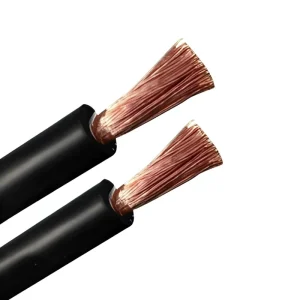 6 AWG to 4 0 AWG Rubber Welding Cable Highly Flexible Pure Copper Car Battery Cable Power Ground Wire for Welder Machine