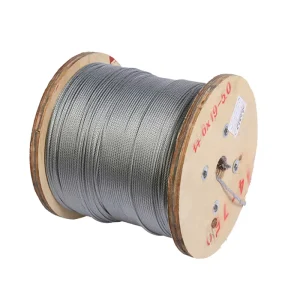 6X12+7FC Galvanized Rubber Coated Non Alloy Carbon Steel Wire Rope 11mm Construction Cable ASTM Standard Welding Bending Cutting