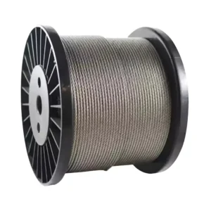 6×19+FC Galvanized Carbon Steel Wire Rope Flexible Fiber Core Steel Cable for Hoisting High Tensile Strength Lifting Wire Rope