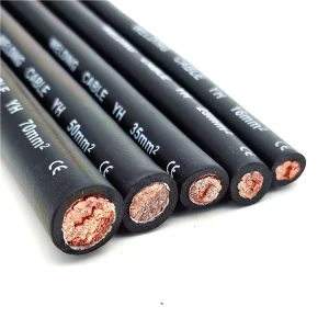 70mm Welding Cable 16mm 50mm 70mm 95mm 120mm Single Copper Core Rubber Sheathed