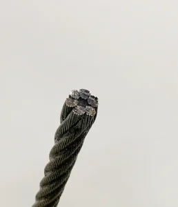 7×19 Galvanized Crane Mine Lifting Steel Wire Rope Cable