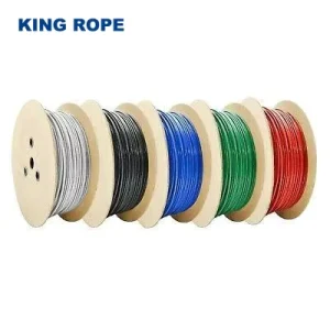 7×7 6-8mm PVC/PP Hot Dipped Galvanized Steel Wire Rope With Welding & Bending Services GB Standard