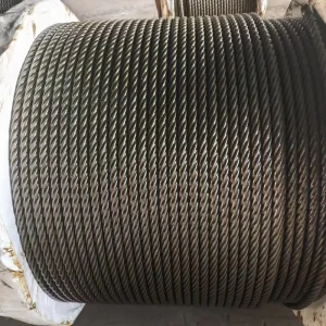 8*19 S FC Iwrc Factory Elevator Steel Wire Rope Cable 8X19 Seale 8mm 10mm 12mm 16mm 1370 1770 Lifting Traction Hoisting Rope