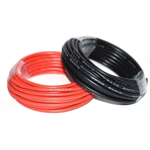 8 AWG Stranded Bare Copper Silicone Wire Red Black Automotive Battery Solar Welding Cable