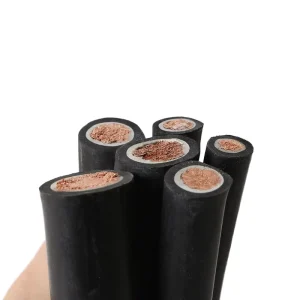 90mm2 Stranded Copper Conductor 1/0 2/0 3/0 4/0 Rubber Sheath Welding Machine Cable 35mm2 H01N2 D Welding Cable