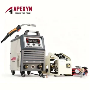 APEXYN MIG350 380V 350A Heavy-duty Welding Machine with Wire Feeder 0.8/1.0/1.2mm Wire 15KGS Spool Long Time Welding