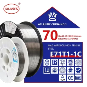 ATLANTIC Factory Price AWS CHT711 E71T 1C E71T1 Flux Cored Welding Wire