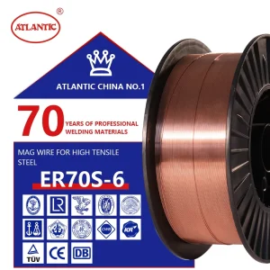 AWS A5.18 70S-6 CO2 1.6mm 2.0mm 3.2mm Solid Wire MAG MIG ER70S-6 Welding Wire