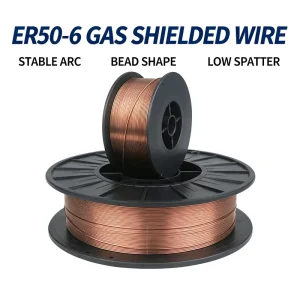AWS A5.18 ER70S 6 Carbon Steel MIG Welding Wire 1.2mm Diameter Low Spatter Solid Gas Shielded