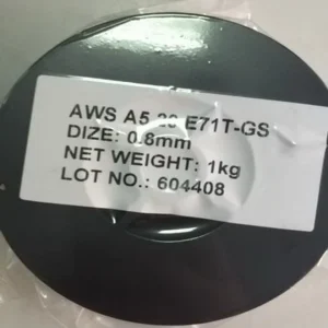 AWS A5.20 E71T-GS Flux Cored Welding Wire 0.8mm 1kg Spool OEM Packing