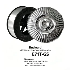 AWS A5.20 E71T-GS Welding Wire MIG 0.8mm 0.9mm 1.0mm Flux Cored 1kg/5kg Reel