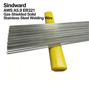 AWS A5.9 ER321 MIG Gas Shielded Solid Stainless Steel Welding Wire 0.6 1.6mm Diameter OEM ODM Customized
