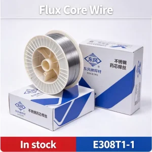 AWS E308LT1-1 Stainless Steel Flux Cored Welding Wire 1.2mm 12.5kg Spool for TIG MIG Welding Factory Direct