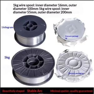 AWS E71T GS Gasless Flux Cored Welding Wire 0.8 0.9 1.0 1.2mm No Gas Self Shielded MIG Rod 1kg 5kg Spool Factory Price
