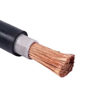 American Style Welding Cable 1/0 2/0 Gauge 2 4 6 AWG Class K 600V Rubber Welding Power Ground Cable