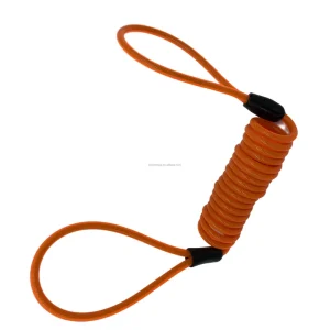 Anti-Theft Rope for Spring Reminder, 3.0 MM Motorcycle Bike ATV Scooter Disc Lock Security Reminder Cable Tool