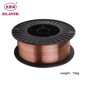 Atlantic Carbon Steel ER70S 6 MIG C02 Welding Wire Halogen Free High Activity Factory Supplier