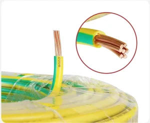 BV 120mm2 450 750V Pvc Insulation Yellow Green Earthing Cable