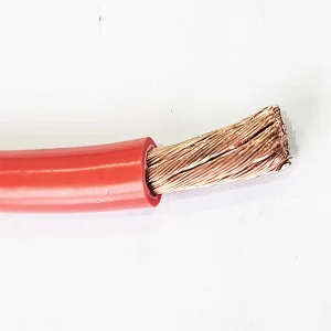 Battery Cable 25 35 50 70mm Black Red High Temperature Resistance Flexible Cable